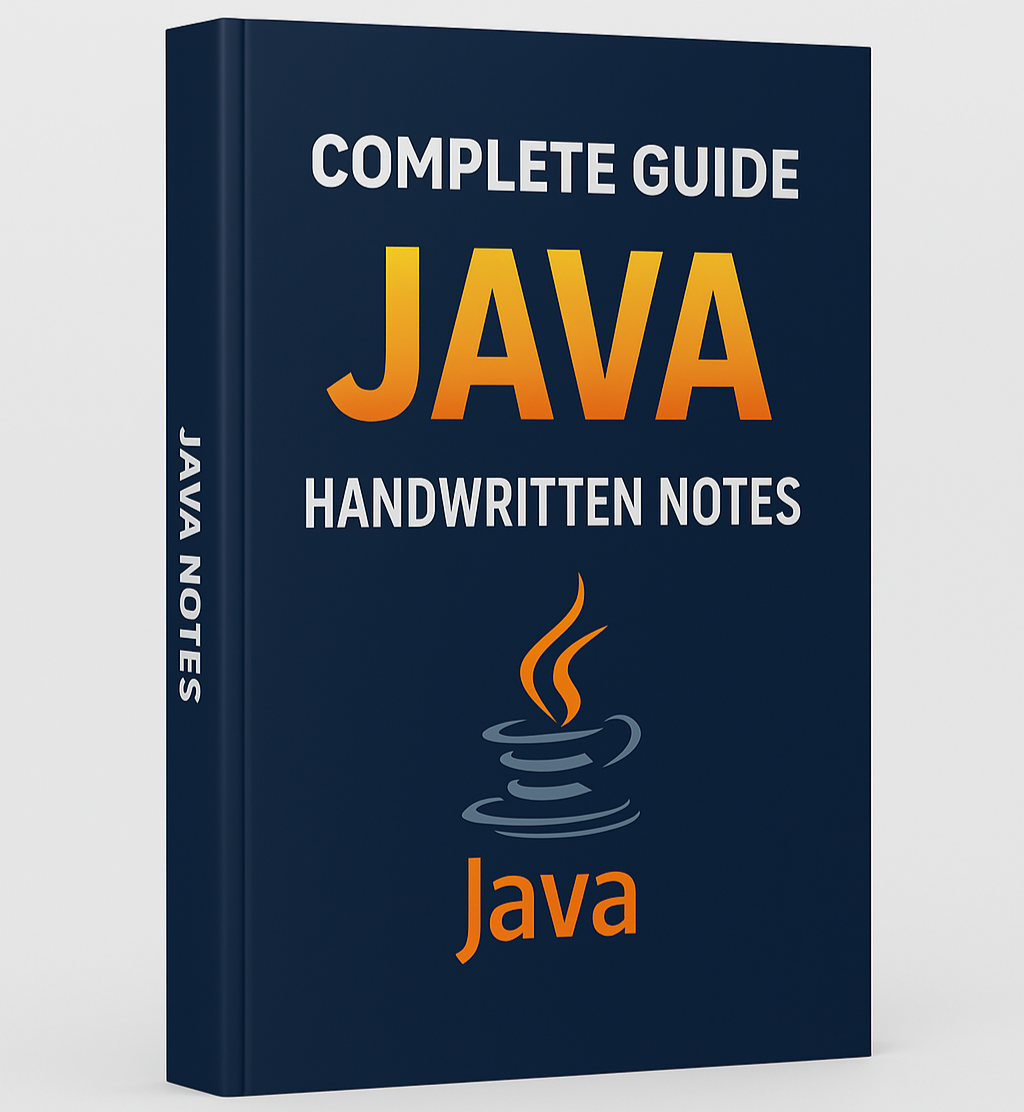 Java Handwritten Notes