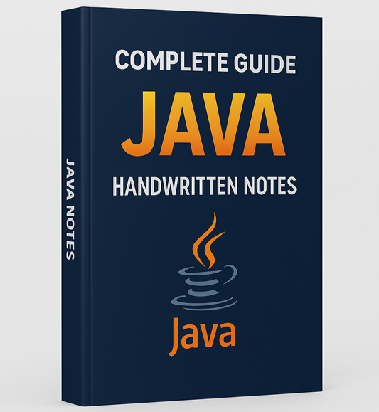 Java Handwritten Notes